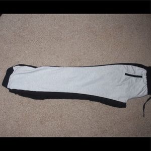 Black & White Jogger Pants
